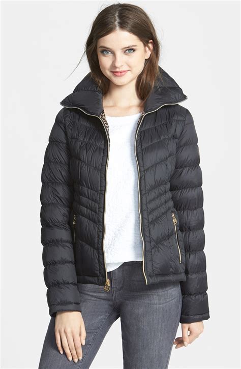 michael kors packable down jacket 79675|Michael Kors lightweight down jacket.